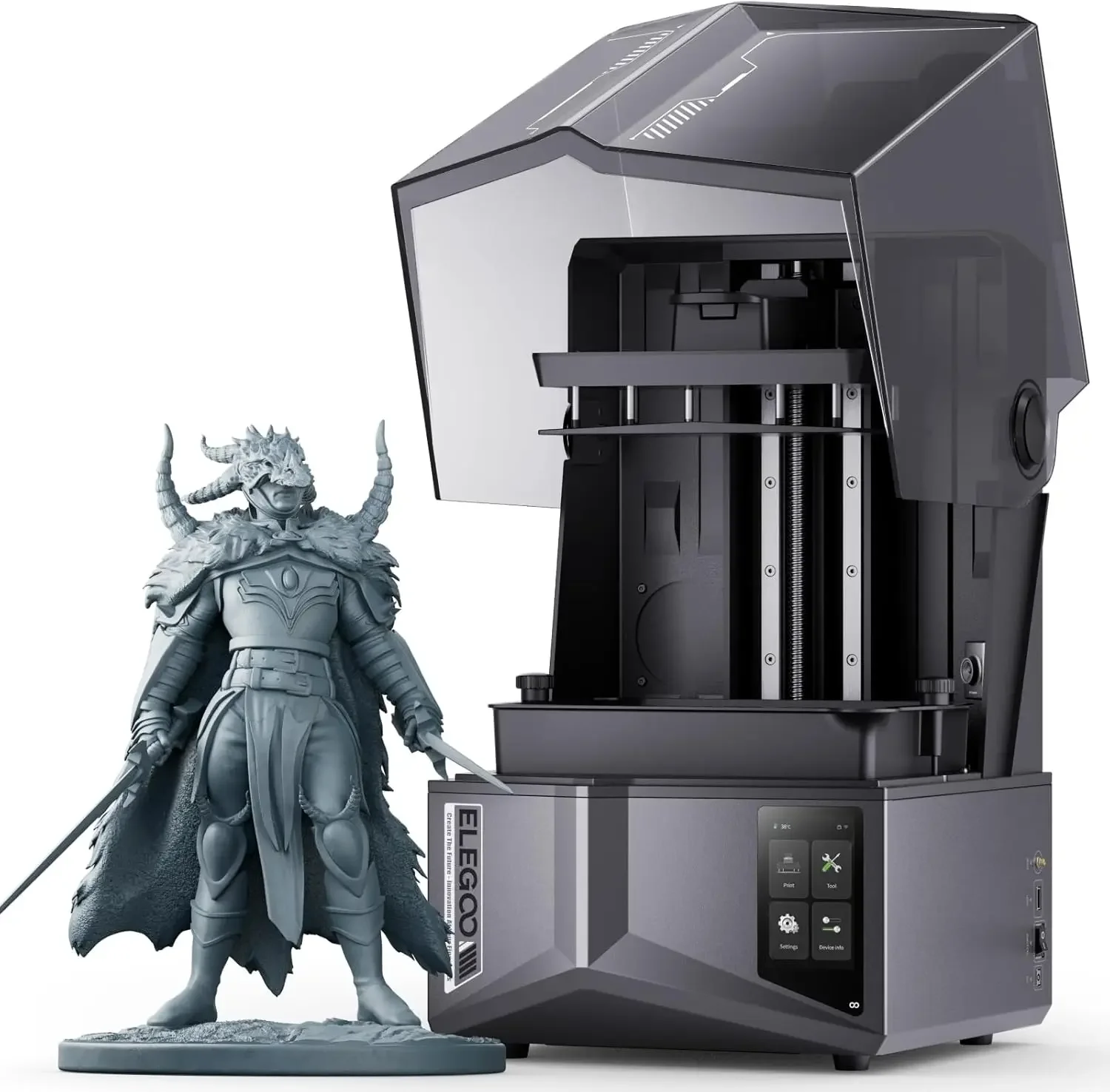 12K Monochrome Lcd Resin 3D Printer - Imprimante 3D à résine Saturn 4
