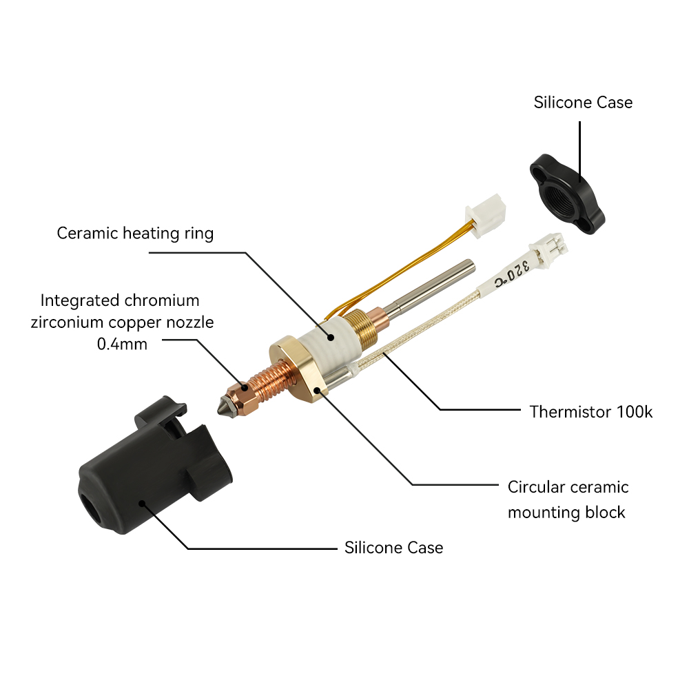 Kit de bloc chauffant en céram - High Flow Ceramic Hotend avis et prix