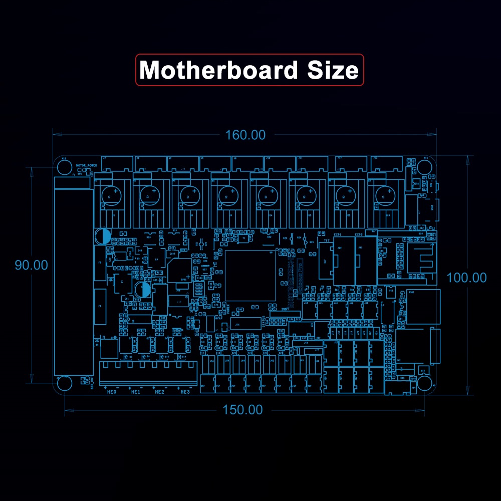 BIGTREETacétone-Carte mère d'i - Octopus Pro V1.1 Motherboard avis et prix
