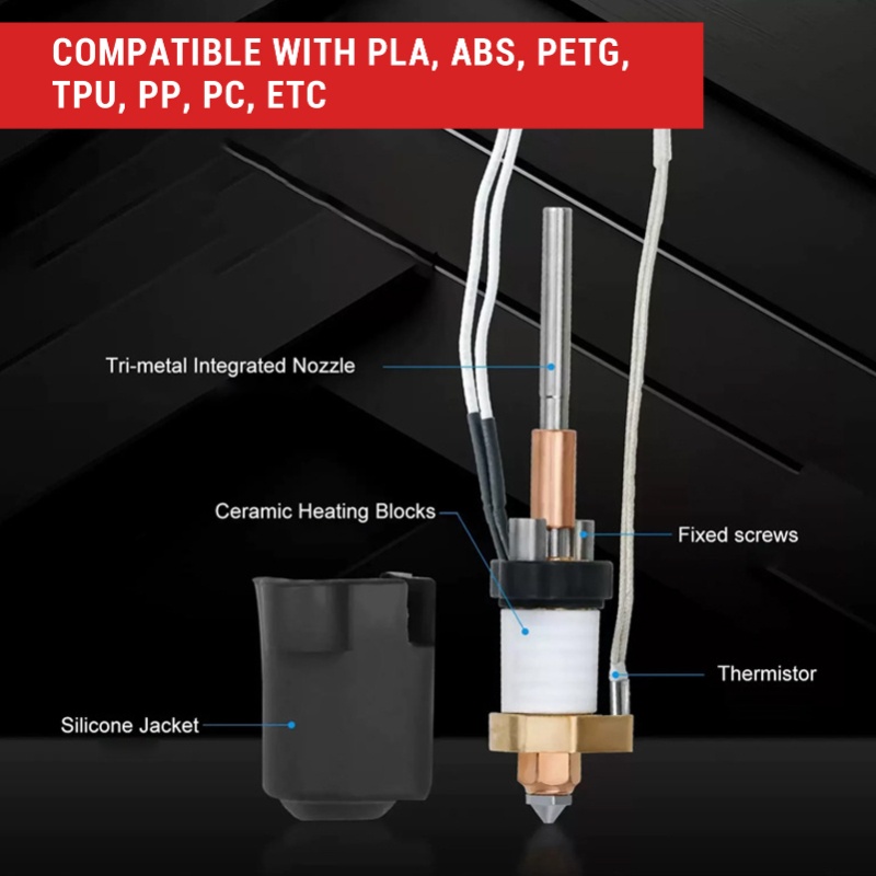 Kit Hotend en céramique, impre - High Flow Ceramic Hotend avis et prix