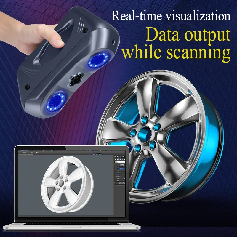 Scanner laser 3D portable de h - Handheld 3D Scanner High Precision avis et prix